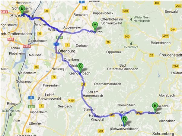 DIA 15 (11/08): Estrasburgo (FRANCIA) ; Gengenbach y más Selva Negra - ROADTRIP 2012 - EUROPA CENTRAL - 20 DIAS - 6400 Kms (Selva Negra / Alsacia / Hol (1)