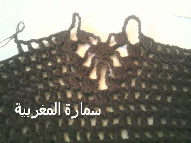 ورشة شال بغرزة العنكبوت لعيون الغالية سلمى سعيد Photo6948