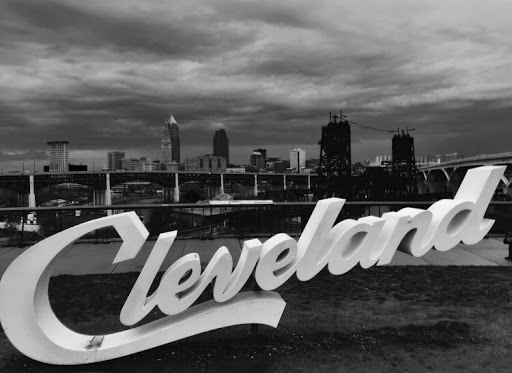 Tourist Attraction «Cleveland Script Sign», reviews and photos, 1502 Abbey Ave, Cleveland, OH 44113, USA