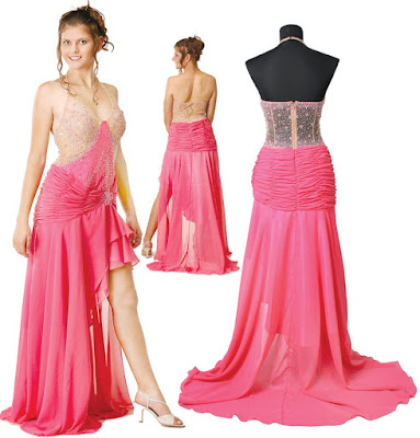pinke abendkleider - rosa kleid