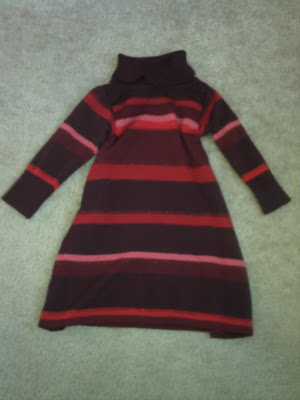 Upcycled Sweater Toddler Dress