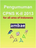 Pengumuman CPNS K-II 2013
