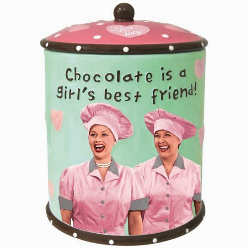  Westland Giftware I Love Lucy Chocolate Factory Cookie Jar, 9-Inch