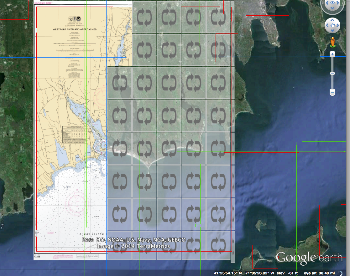 Google Maps Nautical Chart Overlay