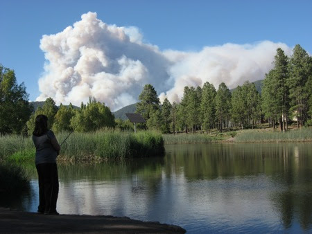 City fishing, Flagstaff