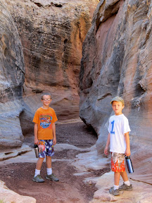 Michael and Bradley in the narrows