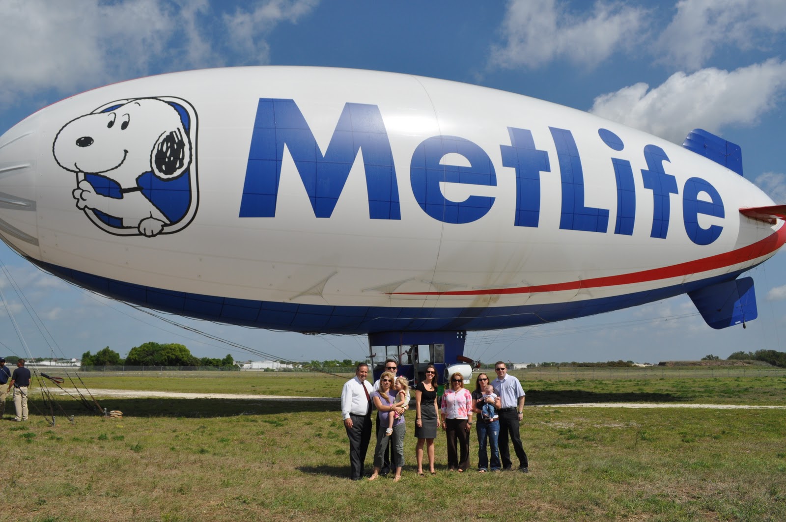 family, love, friendship, and blessings MetLife Blimp