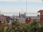 The enormous Sagrada from Park Guell The enormous Sagrada from Park Guell