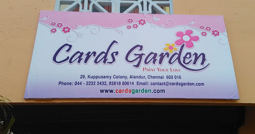 Cards Garden - Online Greeting Card Shop, 29, Kuppusamy colony, Alandur, Chennai, Tamil Nadu 600016, India, Greetings_Card_Shop, state TN