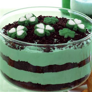 Sweet Recipe: Green Pudding Dessert Happy St. Patty's Day! ~ Kroma
