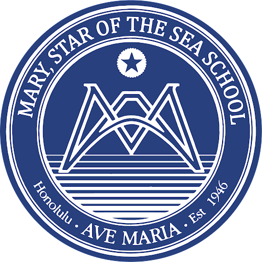 Mary, Star of the Sea School logo