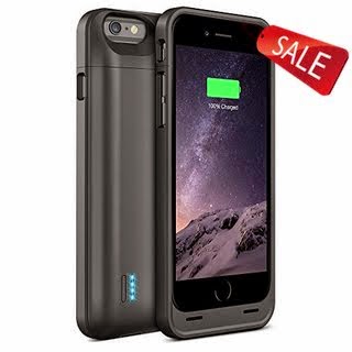 iPhone 6 Battery Case - UNU DX Protective iPhone 6 Charging Case (4.7 Inches) MFI Certified 3000mAh Portable Charger for iPhone 6 - Matte Black