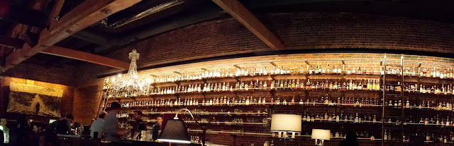 One side of the Multnomah Whiskey Library