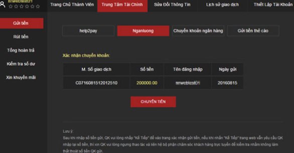 Hướng dẫn cách gửi tiền tại nhà cái K8 Hướng dẫn cách gửi tiền tại nhà cái K8