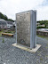 Sculpture marking the half way point to the South West Coast Path