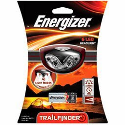  Energizer Trailfinder Series 6-LED Head Lamp with Batteries - HDL33AODE
