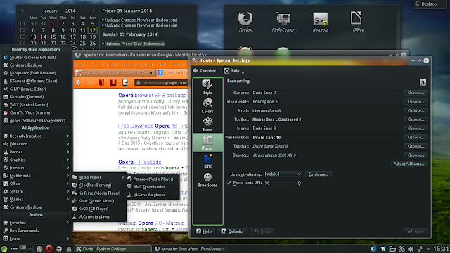 Custom KDE Desktop