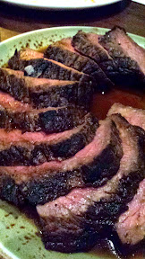 One of the Roasts, the Cocoa Dusted Beef Tri-Tip for the Raven and Rose and Goose Island Brewers' Dinner Series event on December 7, 2014