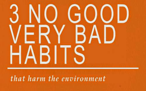 3 No Good Very Bad Habits That Harm The Environment