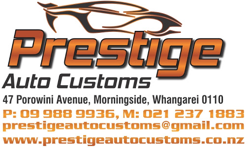 Prestige Auto Customs - Whangarei Panel beater and Paint shop logo
