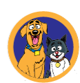 Wagging Tails and Purrs logo