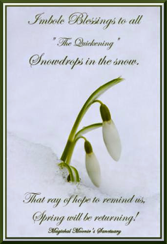 Imbolc Is Approaching Fast