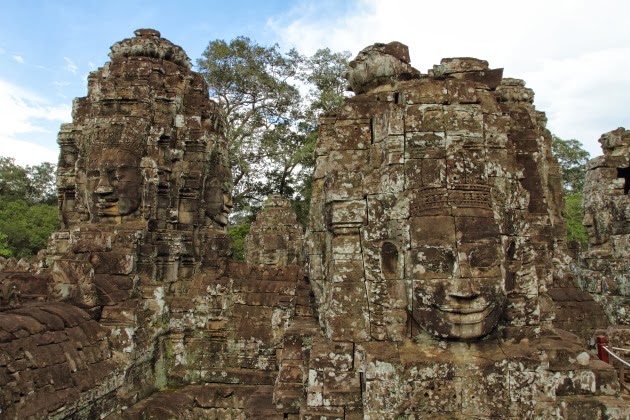 The faces of Bayon Temple, Siem Reap, Cambodia