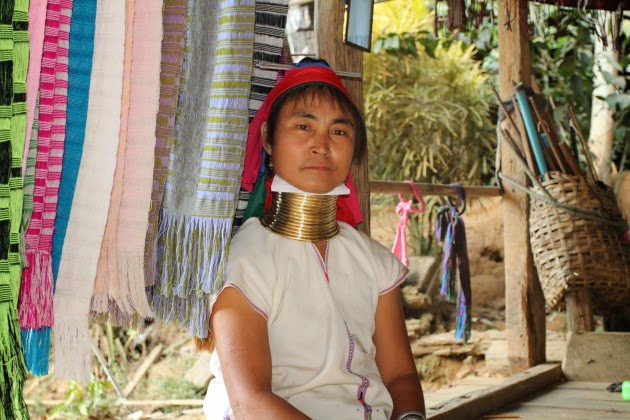 Baan Nai Sai - The long necked Karen village near Mae Hong Son, Thailand