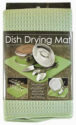  16x18 GRN Dish Dry Mat