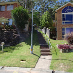 Looking up steps at the end of Sandringham Cl (234974)