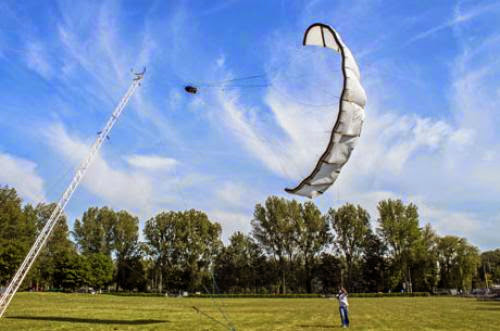Flying A Kite For Aerial Wind Power