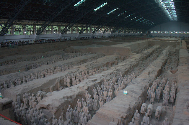 Yacimiento 1 de los guerreros de terracota de Xi'an