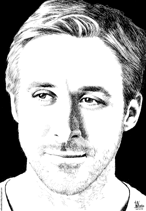 Ink drawing of Ryan Gosling, using Krita 2.5. Ink drawing of Ryan Gosling, using Krita 2.5.