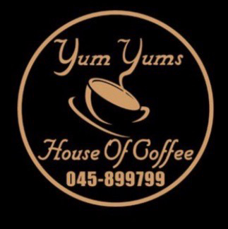 Yum Yums House of Coffee logo
