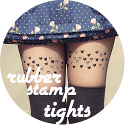 DIY Stamped tights