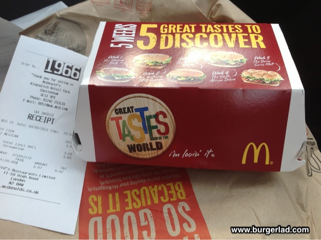 McDonald’s Great Tastes of the World Mexican Fiesta