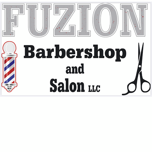 Fuzion Barbershop and Salon logo