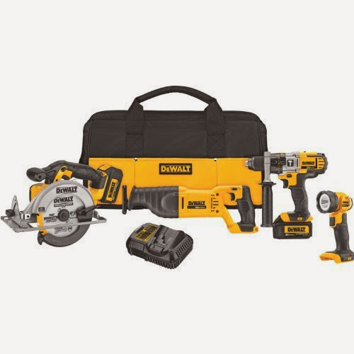 DEWALT DCK491L2 20-Volt MAX Li-Ion 3.0 Ah 4-Tool Combo Kit