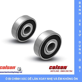 Bánh xe cao su di động Colson phi 100 x 32mm - 4 inch | STO-4856-448 sử dụng bạc đạn