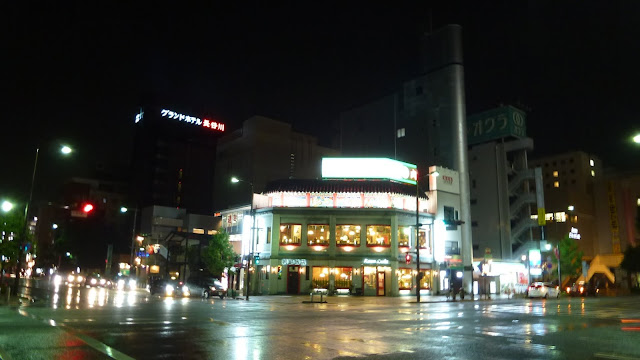 Brightly lit Korean restaurant