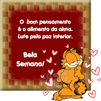 recados de Boa semana para orkut