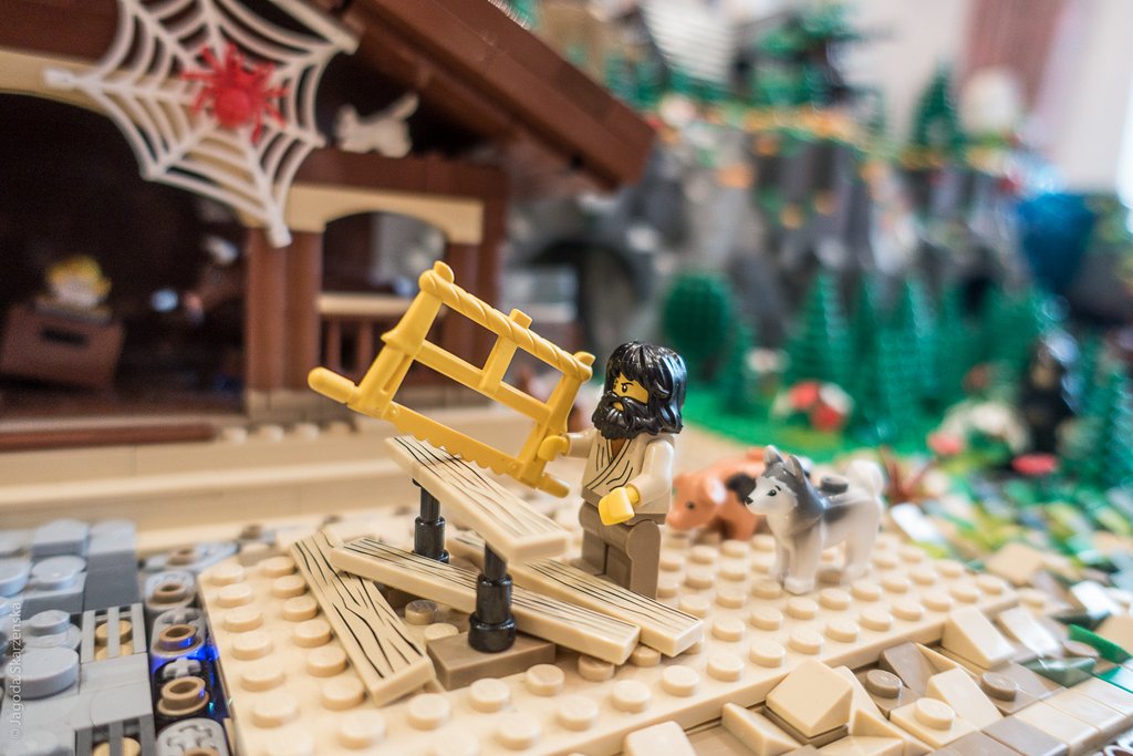 Ruchoma Szopka z klocków Lego - Klub Podróżników Śródziemie