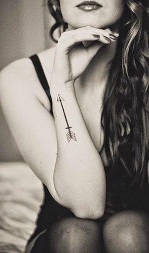 arrow tattoos for girls on the wrist