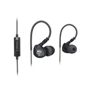  MEElectronics M6P-BK Sports Sound-Isolating In Ear Headphones with Microphone/Remote for iPod, iPhone and Smartphones (Black)