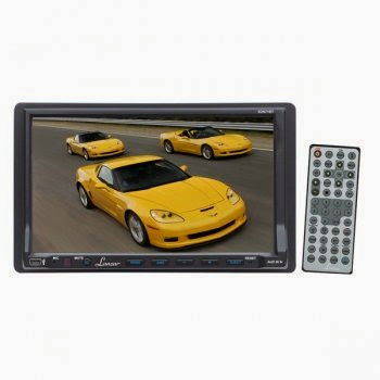  Lanzar SDN71BT 7'' Double DIN TFT Touch Screen DVD/VCD/CD/MP3/MP4/CD-R/USB/SD-MMC Card Slot/AM/FM/Bluetooth