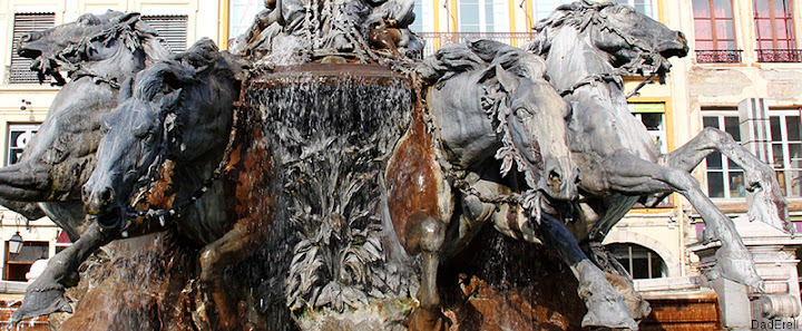 Fontaine Bartholdi place des Terreaux, Lyon