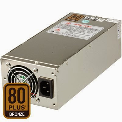  Dynapower SS-2U60EL 2U 600W Active PFC EPS 12V Short Depth 80 Plus Bronze Certified Server Power Supply