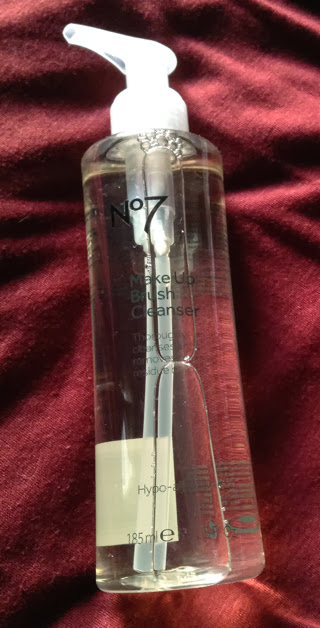 Picture of the No7 Brush Cleanser to clean makeup brushes 