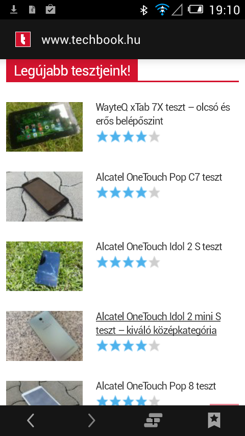 Alcatel OneTouch Pop C5 - teszt - Tech2.hu
