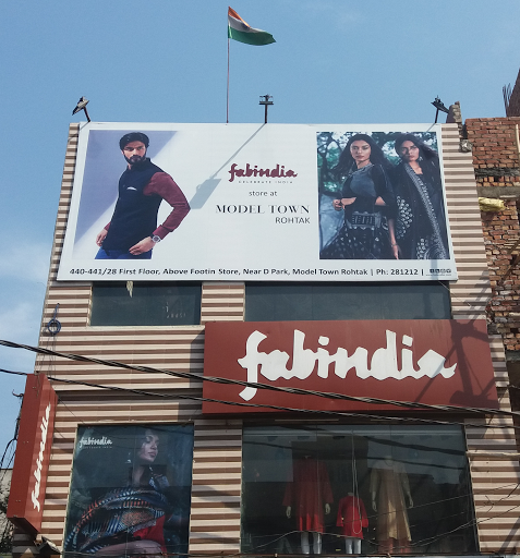 Fabindia, 440-441/28 First Floor above Footine Store, Near D Park, Model Town, Rohtak, Haryana 124001, India, Discount_Store, state HR